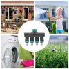 4 Way Garden Hose Splitter Metal Hose Connector, Easy Grip, Easy to Open