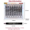 evpct 8Pcs Cream Eye Shadow Brightener Sticks Set for Eyes, Champagne Pearl Taupe Bronze Cocoa Stone Putty Smoky Amethyst Shimmer Matte Pencil Eye shadow Applicator Stick Palette Makeup Waterproof 03