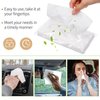 Car Tissue Refill Auto Visor Tissue Refills Napkin Holder Refill for Sun Visor Car Travel Tissues, Soft and Smooth, 3-Ply (8 Pieces)