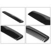 Shapenty 7 Inch Classic Black Plastic Hair Comb Pocket Men’s Beard Mustache Comb Bulk for Hairdressing Grooming and Styling, 6PCS