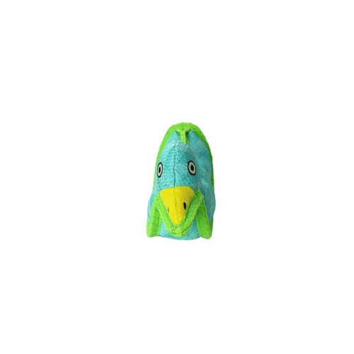 DURA FORCE - Durable Woven Fiber - Duck - Squeakers - Multiple Layers. Made Durable, Strong & Tough. Interactive Play Dog Toy (Tug, Toss & Fetch). Machine Washable & Floats (Duck 1(Blue) 2 Pack)