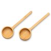 Wooden coffee scoop for jars Bamboo scoop Wooden scoop Farmhouse minimalist food jars scoop