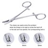 DJCIW 5mm Jaw Piercing Ball Removal Tool,Stainless Steel Dermal Anchor Forceps for Dermal Tops Unscrew or Screw Ball Pliers for Nose Septum Earrings Lip Ring