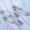 Pack of 6 Stainless Steel Long Line Snap Clips Easy On/Off Float Line Tuna Clips