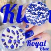 qiipii 2052Pcs Sapphire Blue Nail Art Rhinestones Kit Royal Blue Nail Charms Multi Shapes Crystal Flatback Rhinestones Big Gems + Round Beads Glass Stones Diamonds Jewels for Nails Faces Eyes Makeup