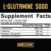 5% Nutrition Core L-Glutamine 5000 Supplement w/L-Alanine | Immune & Digestive Support | Amino Acid Muscle Builder Post Workout Recovery | Unflavored (60 Servings)