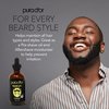 PURA D'OR Organic Beard Oil (4oz / 118mL) 100% Pure- USDA Certified- Natural Leave-In Conditioner, Argan & Jojoba Oil- Mustache Care & Maintenance, Increase Softness & Strength (Packaging may vary)