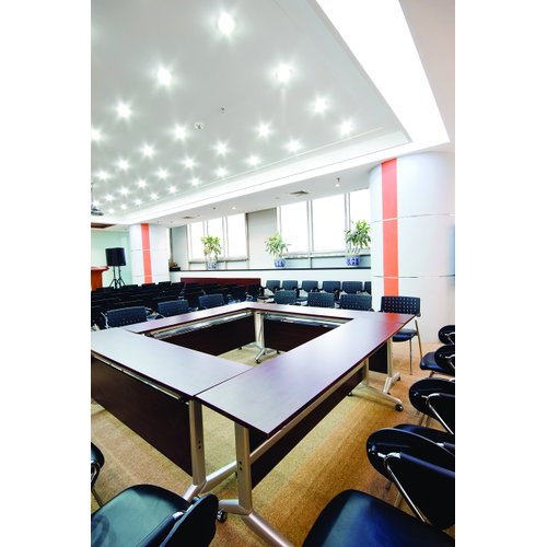 Jesco Lighting TM409WH 4-Inch Aperture Low Voltage Trim Recessed Light, Flat Frosted Glass for Shower, White Finish