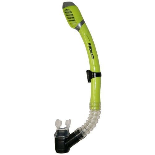 Promate Snorkeling Scuba Diving Dry Snorkel, Yellow