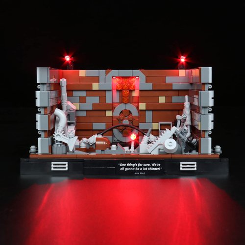 BrickBling LED Light Kit for Lego Death Star Trash Compactor (No Lego), Decorative Lights for Lego 75339