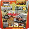 Matchbox Action Drivers Construction Playset, Moving Crane, Car-Activated Features, Includes 1 Matchbox Toy Bulldozer, for Kids 3 Years Old & Older