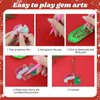 Diamond Art Painting Kits Advent Calendar 2024 24 Days Diamond Art Painting Keychain Red Green DIY Diamond Art Painting Kits Christmas Countdown Calendar DIY Art Crafts for Holiday Gifts