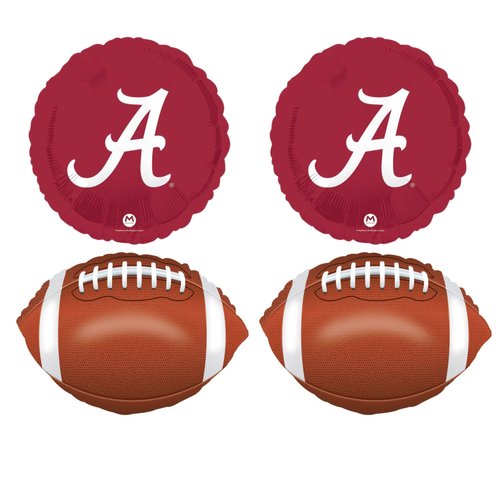 University of Alabama Crimson Tide Football Birthday Party Balloons Decorations Supplies