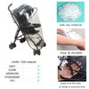 Stroller Rain Cover Baby Stroller Cover for Toddler Umbrella Stroller,Lightweight Travel Stroller,Windproof Waterproof Weather Shield,Compact Stroller Accessories EVA Material Odourless