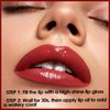 MIELIKKI Liquid Lipstick with Clear Lip Gloss, Dual Ended Lip Gloss, Moisturizing Lip Oil, High Pigmented Shine, Long Lasting, Lightweight, Non-Sticky, #07