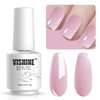 Vishine Gelpolish Professional Manicure Salon UV LED Soak Off Gel Nail Polish Varnish Color Glitter Pink(1326)