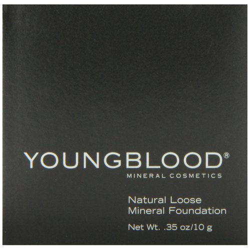 Natural Loose Mineral Foundation - Mahogany by Youngblood for Women - 0.35 oz Foundation