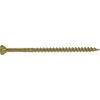 Power Pro 48603 Wood Screws, #10 x 3-1/2", Premium Outdoor Deck Screws, Rust Resistant, Epoxy Coated Bronze, 1lb Box, 59 pcs
