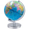 Illuminated World Globe for Kids, Educational Globe with Stand Built in LED Night Light Earth Map and Constellation View, 2 in 1 Interactive Educational Geographic Earth Globe Learning Toy, 8 Inch