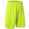 TopTie Big Boys Youth Soccer Short, 8 Inches Running Shorts with Pockets-White-M/ 10-12