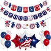 Pirese We Are So Proud of You Banner, Army Party Decorations, Police Party Decorations, Air Force Party Decorations, US Navy Party Decorations, Welcome Home Banner Military Birthday Party Decorations