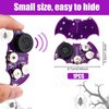 BTFO Cricket Noise Maker, Bat Shaped Noise Machine with 16 Sounds Small Noise Beeping Maker Hidden Cricket Noise Items for Adults Halloween Party Supplies (Purple)