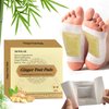 TEWEAE Ginger Foot Pads (40 Pads), Upgrade 2-in-1 Foot Pads, Easy to Use, Premium Natural Ingredients Ginger Powder, Bamboo Vinegar Foot Patches (40 Pads)