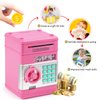 Piggy Bank for Boys Girls, Vcertcpl ATM Coin Bank Money Saving Box with Password, Kids Safe Money Jar with Auto Grab Bill Slot, Birthday Gifts Toys Bank for 6 7 8 9 10 11 12 Year Old Girls Boys
