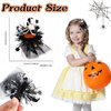 Halloween Hair Clips Strange Spider Witch Hat Hair Accessories for Women Glitter Star Sequin Designs Halloween Small Claw Clips for Thick Thin Hair Decorations 2 Pcs(Spider)