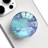 Ksadiye Phone Grip with Expanding Kickstand,Purple Green Marble Design Cellphone Collapsible Clear Stand for Smartphones