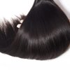 Straight Human Hair Bundles 24 26 28 Inch Premium Black Color Brazilian Virgin Remy Hair Extensions Ideal for Black Women