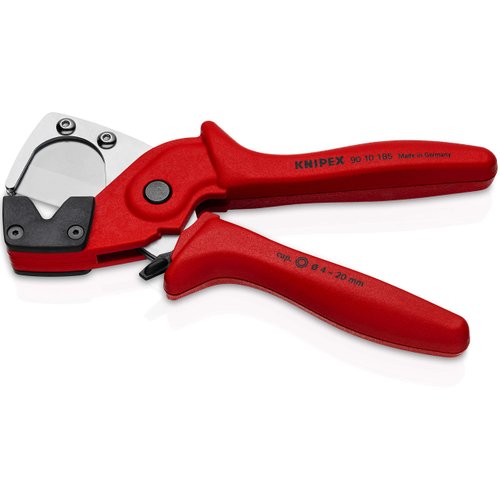 KNIPEX Tools 90 10 185 Pneumatic Hose Cutter, Red