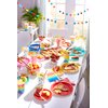 American Greetings Rainbow Party Supplies for Graduation, Birthdays and All Occasions, Multicolor Paper Dinner Plates (50-Count)