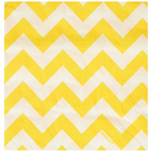 Amscan Luncheon Napkins Party Supplies, One Size, Yellow Sunshine