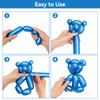 ZBYDNG 260 Balloons, Thickening Long Balloons for Tying Balloon Arch, Twisting Latex Animals Magic Modeling Skinny Birthday Balloons for Kid‘s Party Wedding Decoartion 100pcs （Metallic Blue）