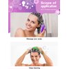 Kissfee Hair Scalp Brush Dandruff Cleaning Brush Shower Scalp Shampoo Brush Scalp Massager, 2 Pack (Purple and Green)