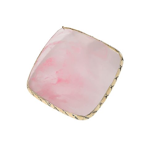 ccHuDE Square Nail Art Palette Painting Makeup Palette Tray Cosmetic Nail Gel Polish Colors Mixing Pallet Pink