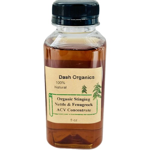 Organic ACV Stinging Nettle & Fenugreek Hair Rinse Concentrate | 8oz Bottle | Organic Hair Conditioner