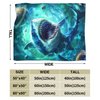 Funny Shark Blanket Fantasy Shark Throw Blanket Shark Gifts and Decor Shark Blanket for Girls Women Men Boys Soft Warm Cozy Fleece Blanket for Couch Sofa ​Bed 50"x40"