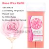 iMeshbean® Depilatory Roll on Wax Heater Roller Warmer Cartridge Strips Hair Removal Kit with Rose & Aloe Wax Cartridge Refill & 100 Paper