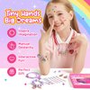 Kids Toys Bracelet Making Kit, Kid Make Up Kits for Kid Age 4-12 Jewelry Beads Toy Set, Preschool Toddler Girls Makeup Charms Set, Arts and Crafts for 4 5 6 7 8 9 10 11 12 Years Old Girl Birthday Gift