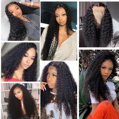 26 28 30 Inch Kinky Curly Brazilian Remy Human Hair 3 Bundles Weaves Natural Balck Color Real Unprocessed Virgin Hair Extensions Curly Wave Hair Bundles For Women
