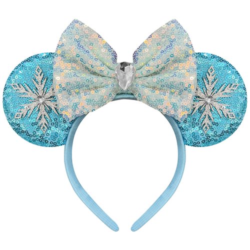 Bolonar Mouse Ears Headband for Women Princess Mouse Ears Bows Mouse Ear Princess Party Decorations Elsa