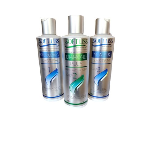 Keratin Brazilian Treatment kit 8oz Diamond Plus Laser Soft Liss"Keratina de Diamante" Hair Treatment Formaldehyde Free