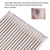 Tattoo Skin Marker Pen Cores, 20pcs / Box Skin Marking Pen Skin Surfer Stencil, Microblading Marking Pen Refill Accessory Professional Surgical Tip Skin Marker Pen Tattoo Stencil Markers Pen(blue)