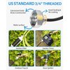 HOMENOTE Misting Cooling System, 26FT (8M) Misting Line + 7 Brass Mist Nozzles + Brass Adapter(3/4") Outdoor Mister for Patio Garden Greenhouse Trampoline for Waterpark