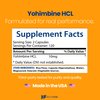 Healthfare Yohimbine HCL 10mg | 240 Vegan Capsules | Maximum Strength Formula | Non-GMO & Gluten-Free | Made in USA