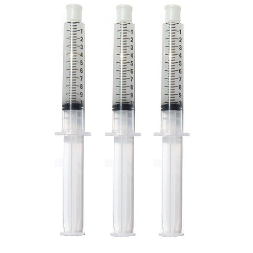 Teeth Whitening Gel Syringe Dispensers 44% Carbamide Peroxide Tooth Bleaching 30ml Whitener 3 Pcs