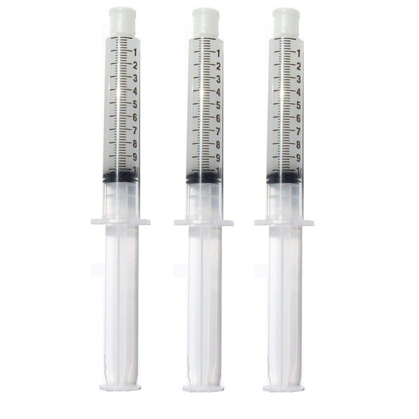 Teeth Whitening Gel Syringe Dispensers 44% Carbamide Peroxide Tooth Bleaching 30ml Whitener 3 Pcs