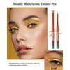 Metallic Multichrome Eyeliner Pencil, Bronze Glitter Gel Eye Liner Pencils, Waterproof Smudge-proof Longwear, Multi-Use Sharpenable Colored Eyeliner Shimmer Eyeshadow Makeup Pen, Delineador De Ojos-04